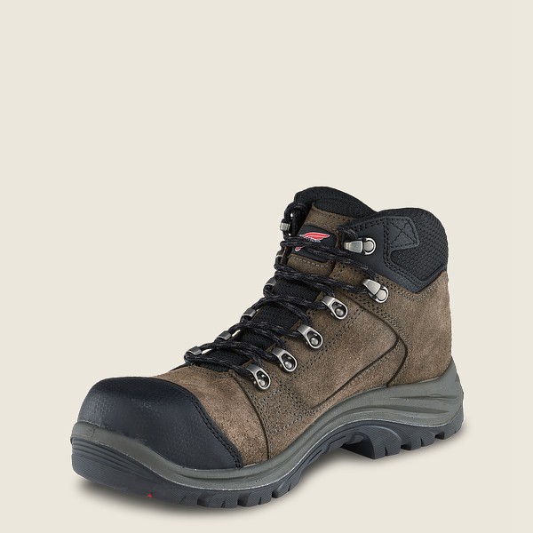 Bottes de Randonnée Red Wing - Trades - 5-Inch Waterproof Safety Toe - Marron/Noir - Homme 642UIXNJD